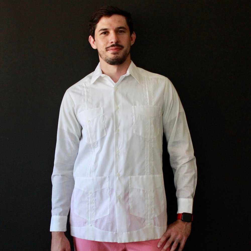 80's Paco Rabanne Guayabera Shirt